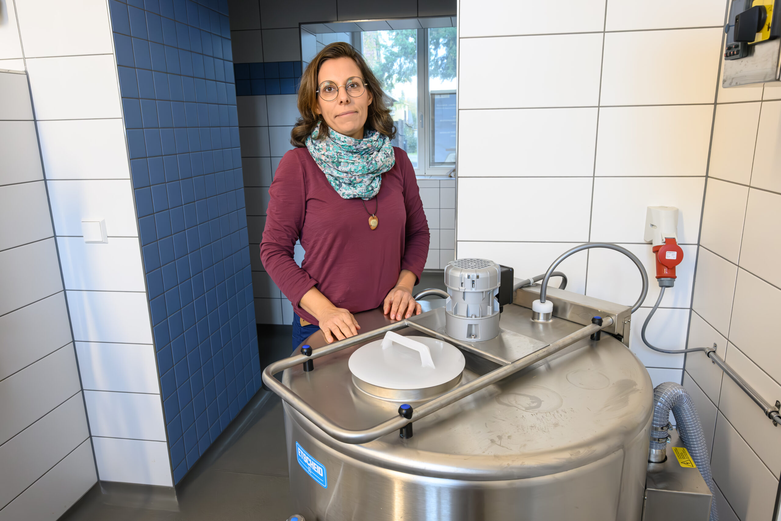 Die Technik für die Käseherstellung hat Christina Jacob schon, doch damit ihre Idee Wirklichkeit wird, muss das Gesamtkonzept umgesetzt werden.